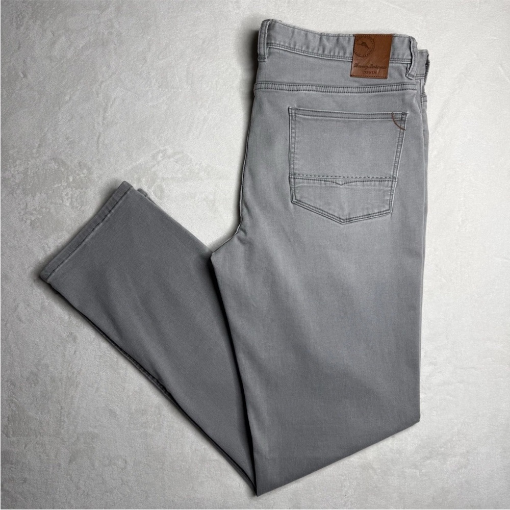 Tommy Bahama The Boracay Jean Gray Denim Straight 5-Pockets Men's Size 38x34